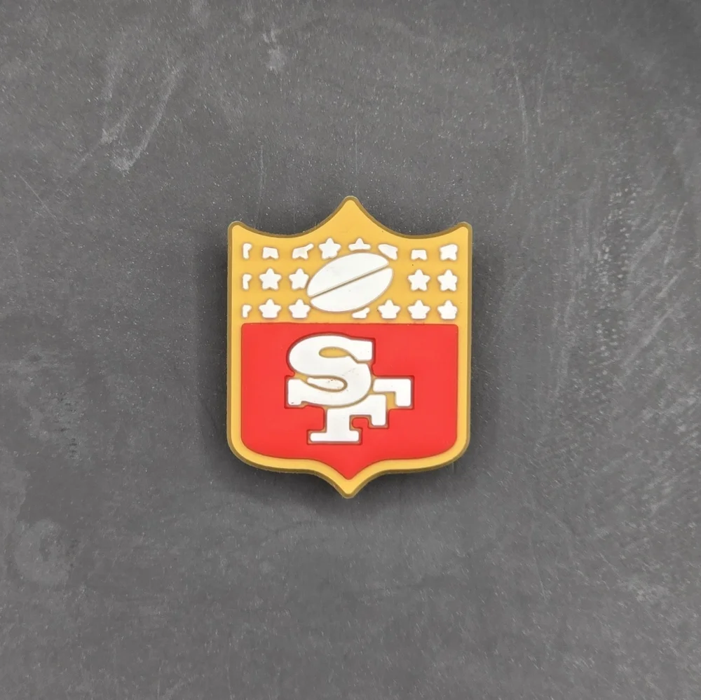(5/$15) 49ers Croc Charm - Picture 1 of 2